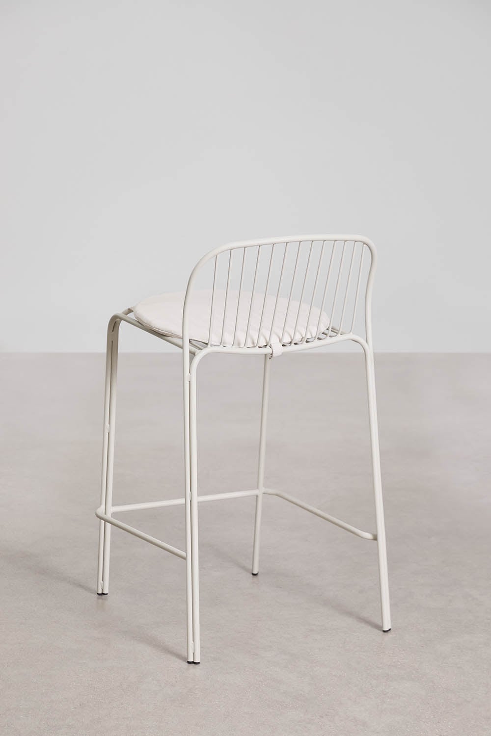Baro kėdė KANDRA, balta, 65 cm