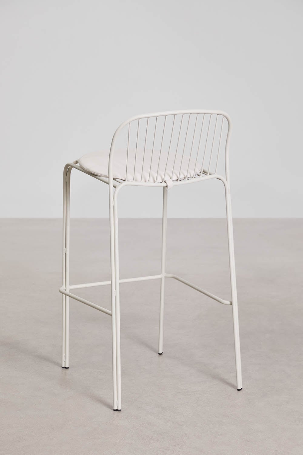 Baro kėdė KANDRA, balta, 75 cm
