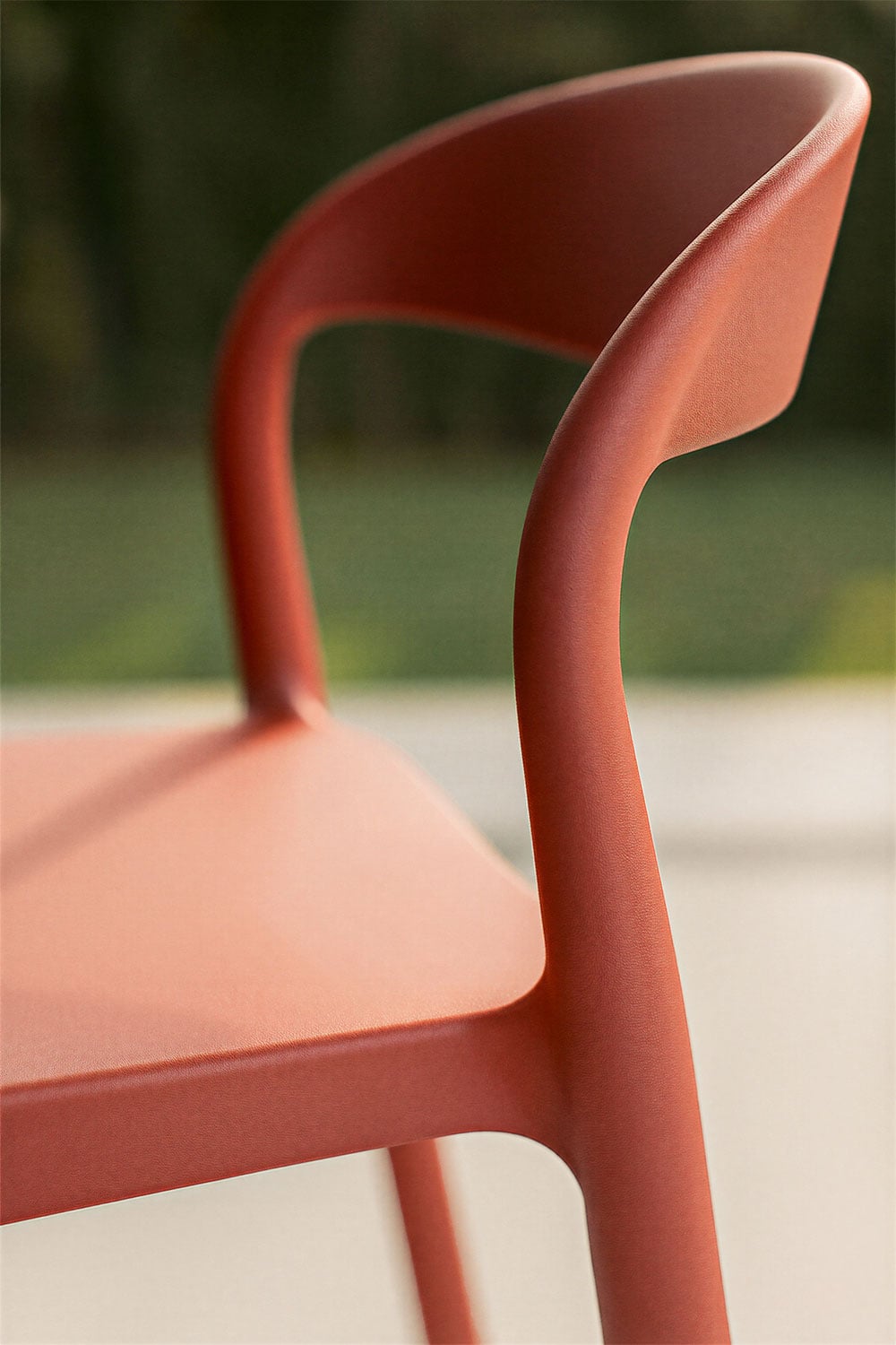 Lauko baro kėdė TERRA, terakota, 65 cm