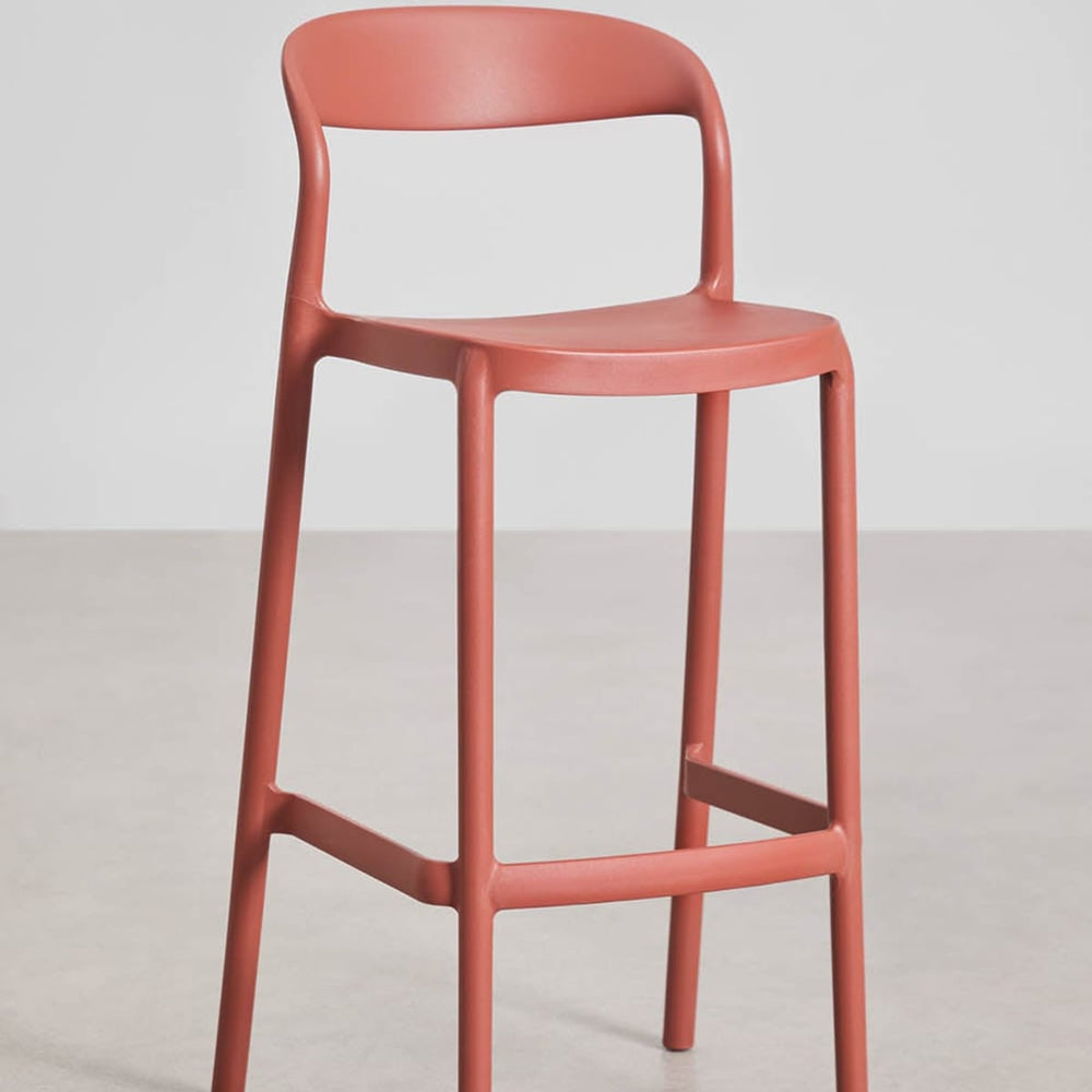 Lauko baro kėdė TERRA, terakota, 75 cm