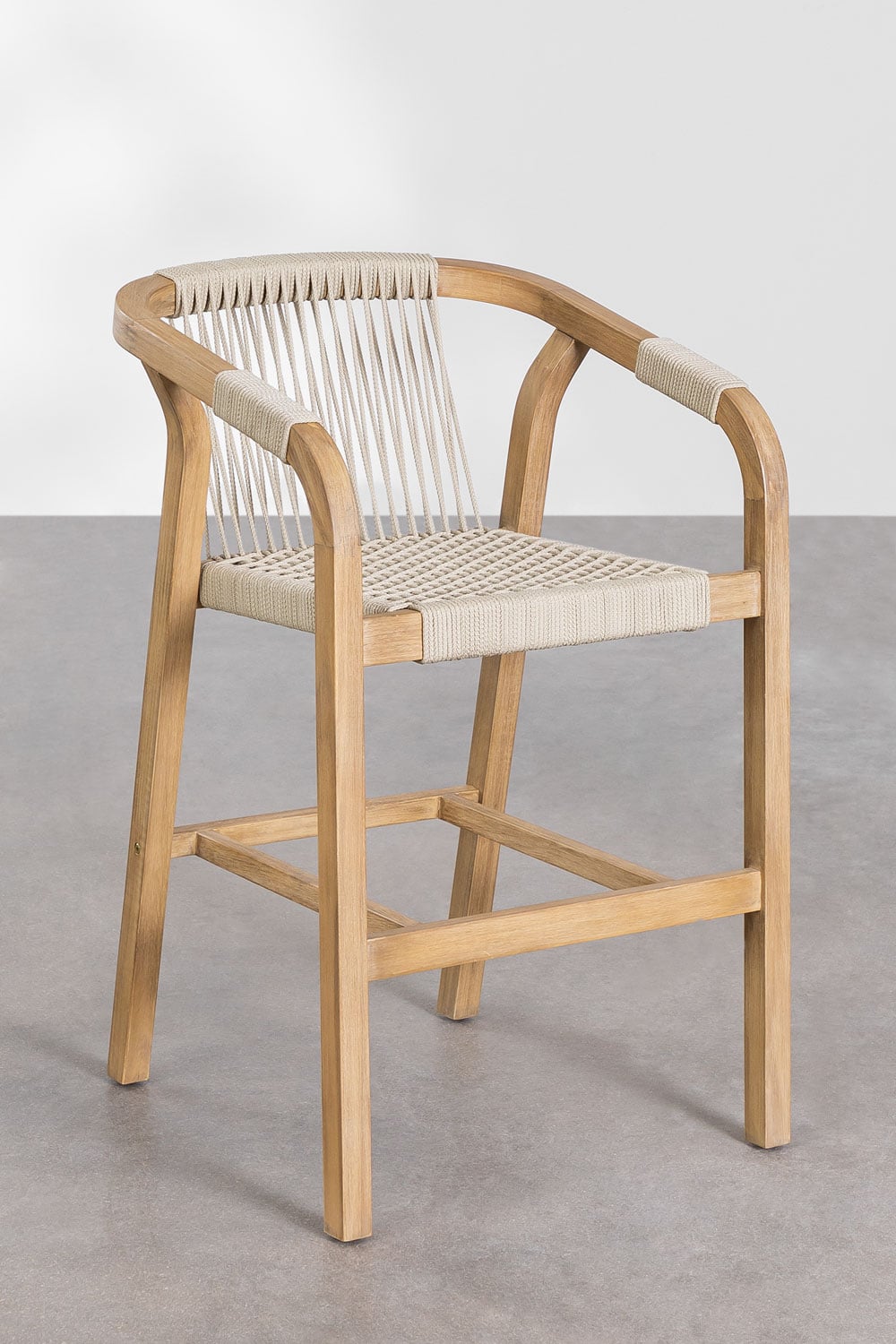 DEXTER High Bar Stool, 75 cm, white