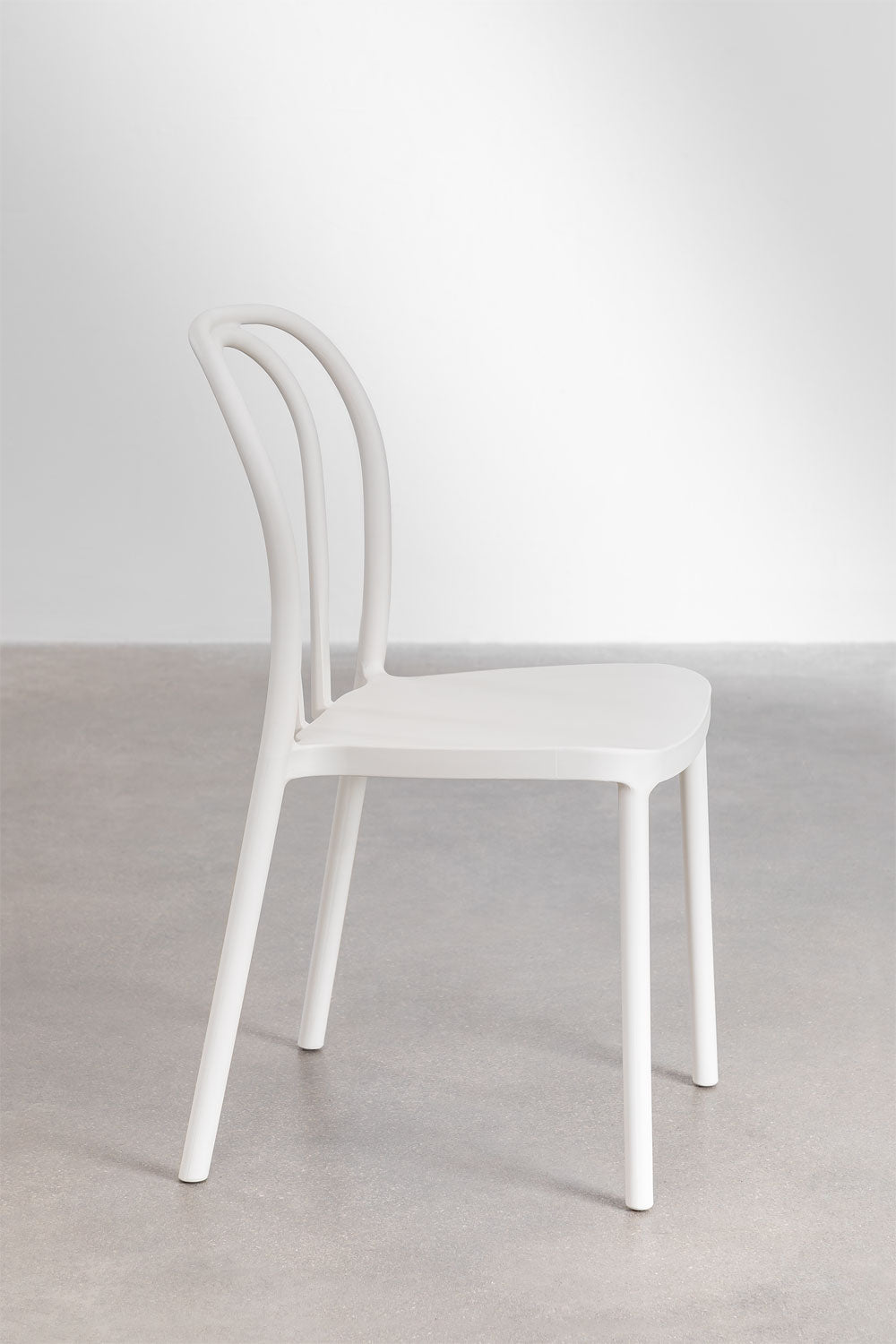 MINTO set, round table and 2 chairs, white