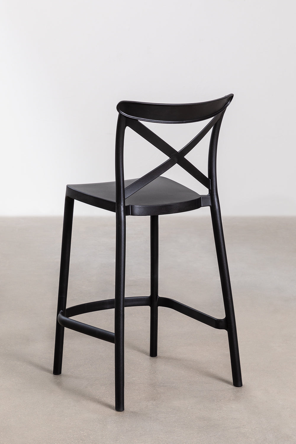 Baro kėdė FERRO, juoda, 65 cm