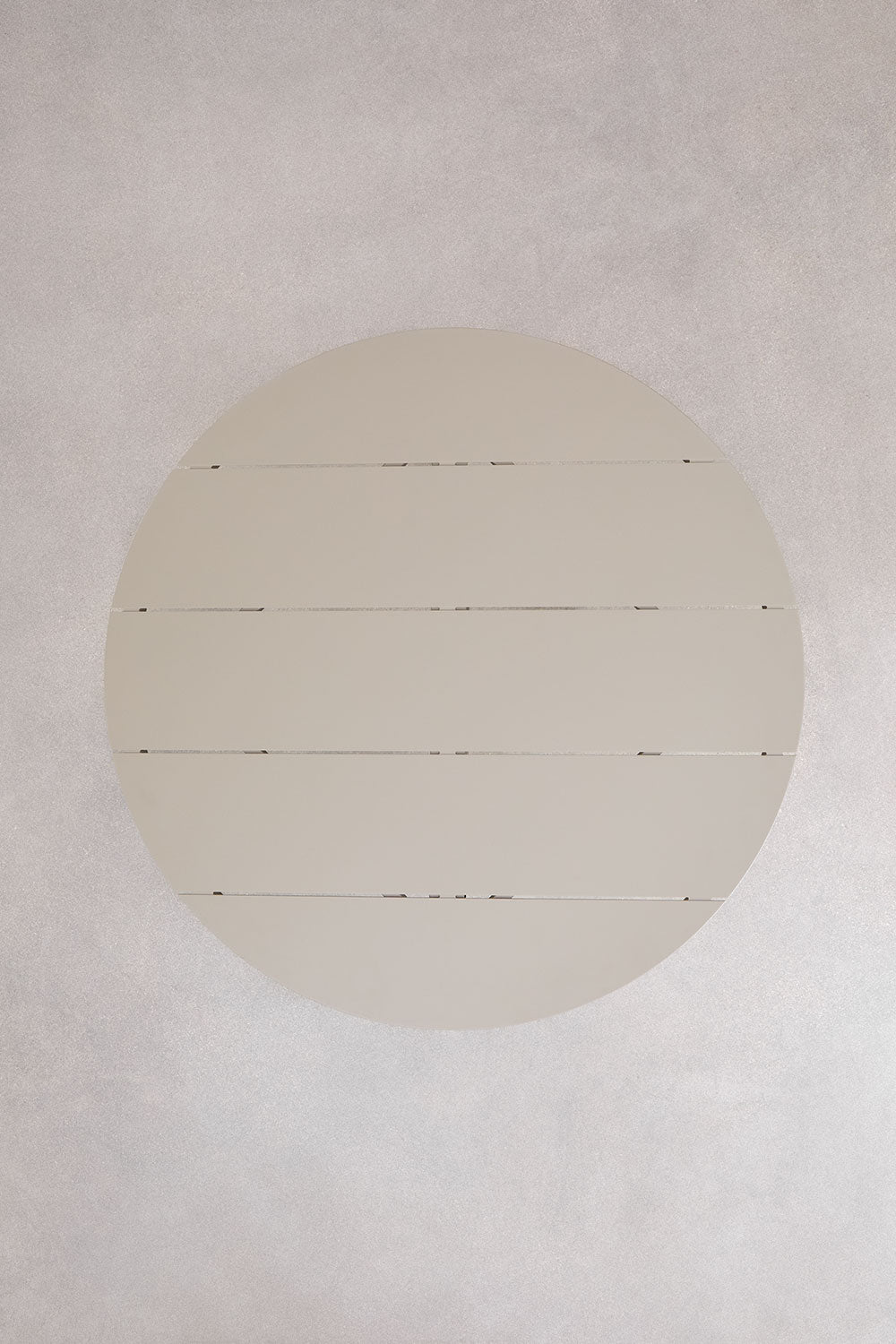Round outdoor table VALERIE, mocha brown (1 pc.)