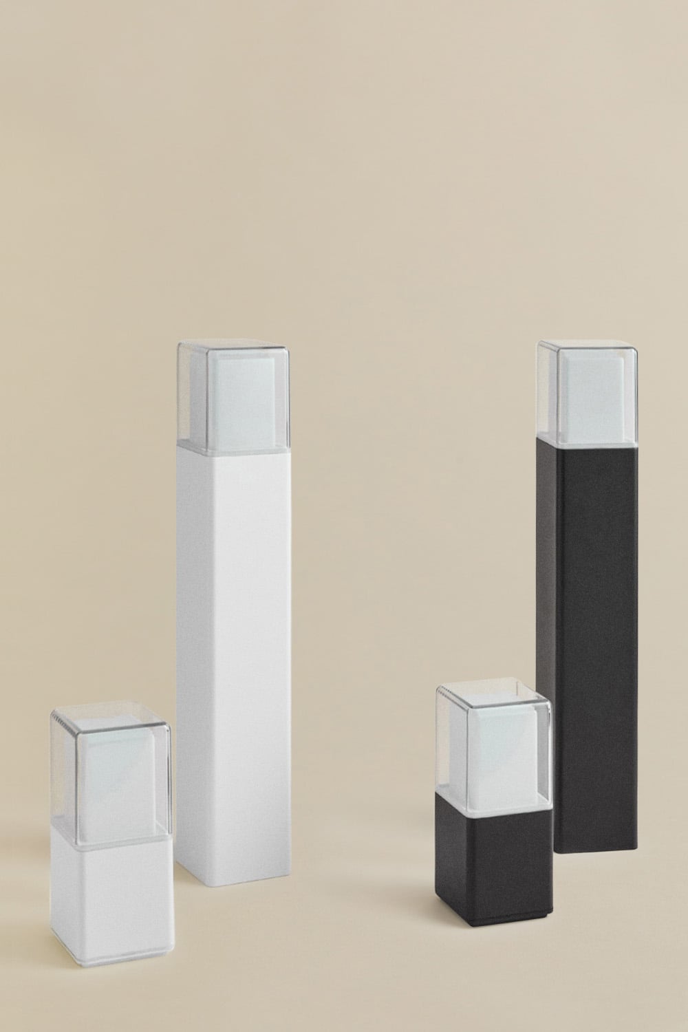 Lauko LED lempa TOREVI, aliuminis, juoda, 50 cm