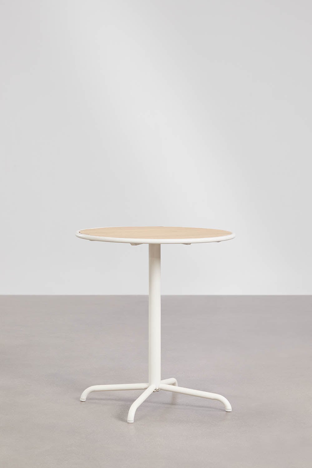 Outdoor set TILDA, round table, 2 chairs, white