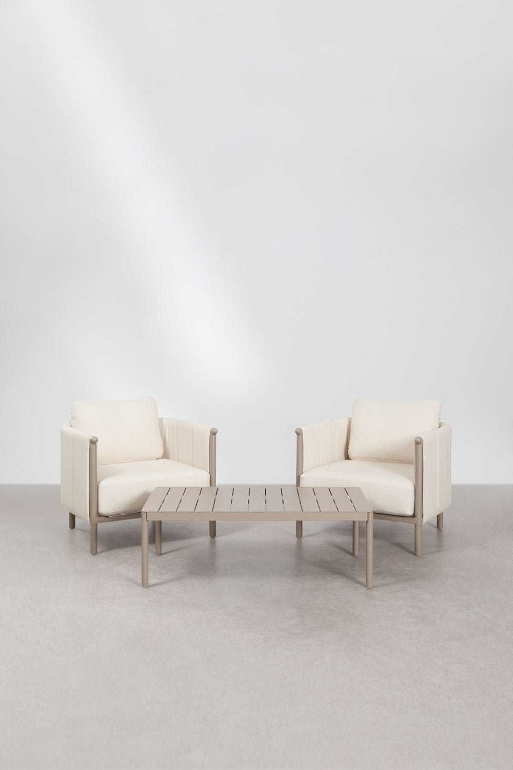 Outdoor furniture set DUNA, brown