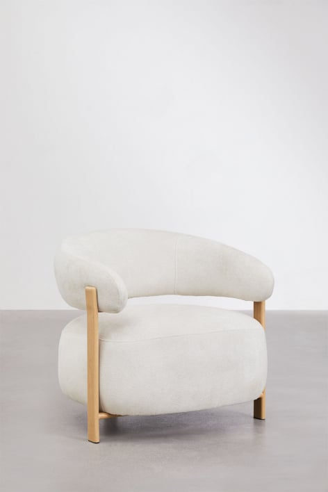 Apaļš sānu galds KARIORA Ø40 cm, cements
