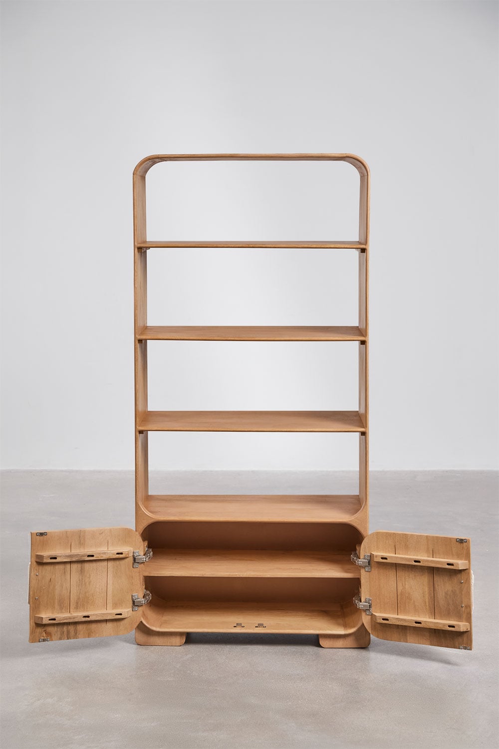 Plaukts CAMILLE, 190 cm, mango + travertīns