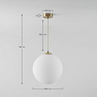 Pakabinamas šviestuvas UVELA, juoda, Ø30 cm