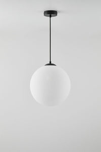 Pakabinamas šviestuvas UVELA, juoda, Ø30 cm