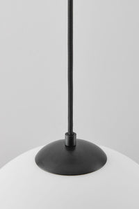 Pakabinamas šviestuvas UVELA, juoda, Ø19 cm