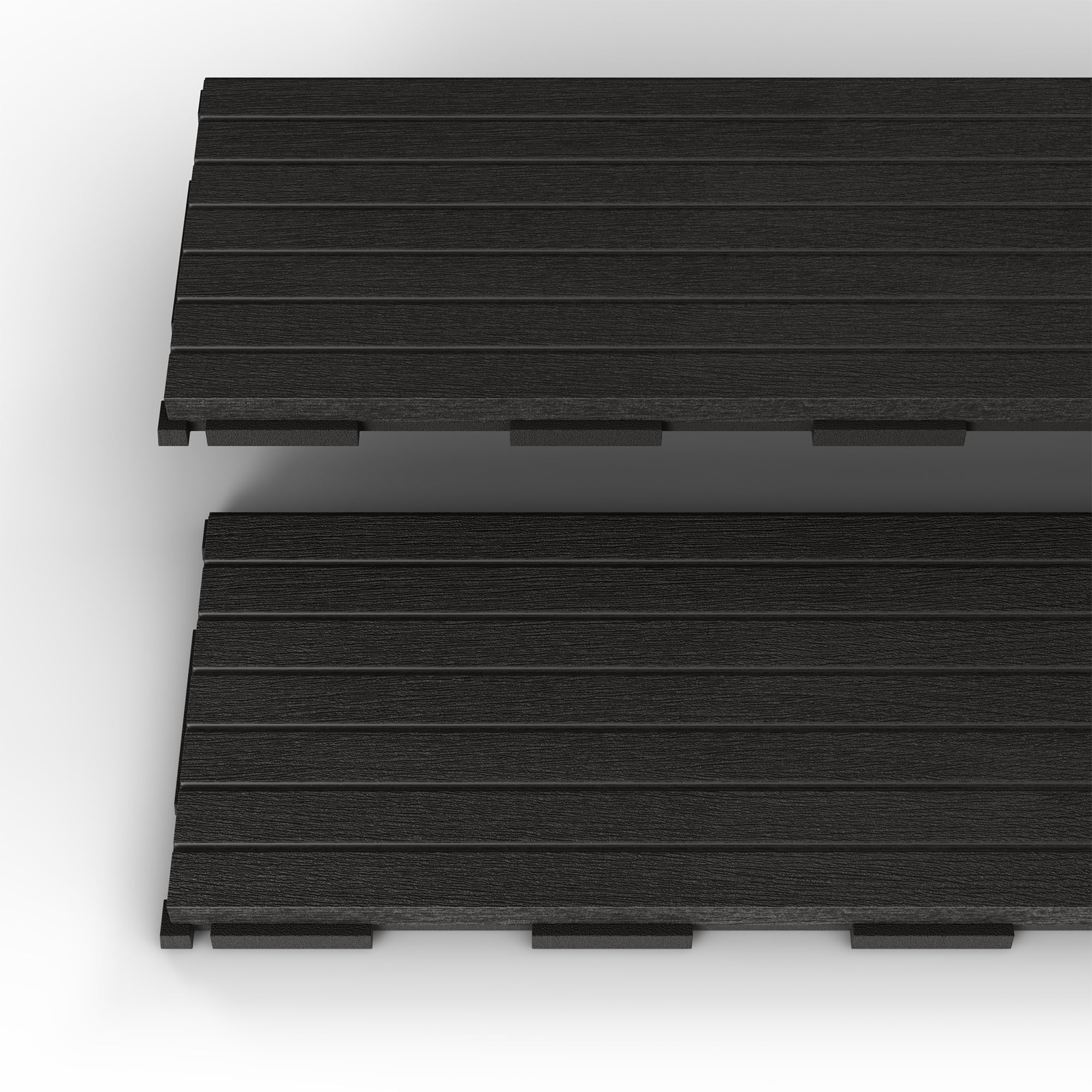 CHALON AMOUR decking tile set, 16 pcs, dark grey
