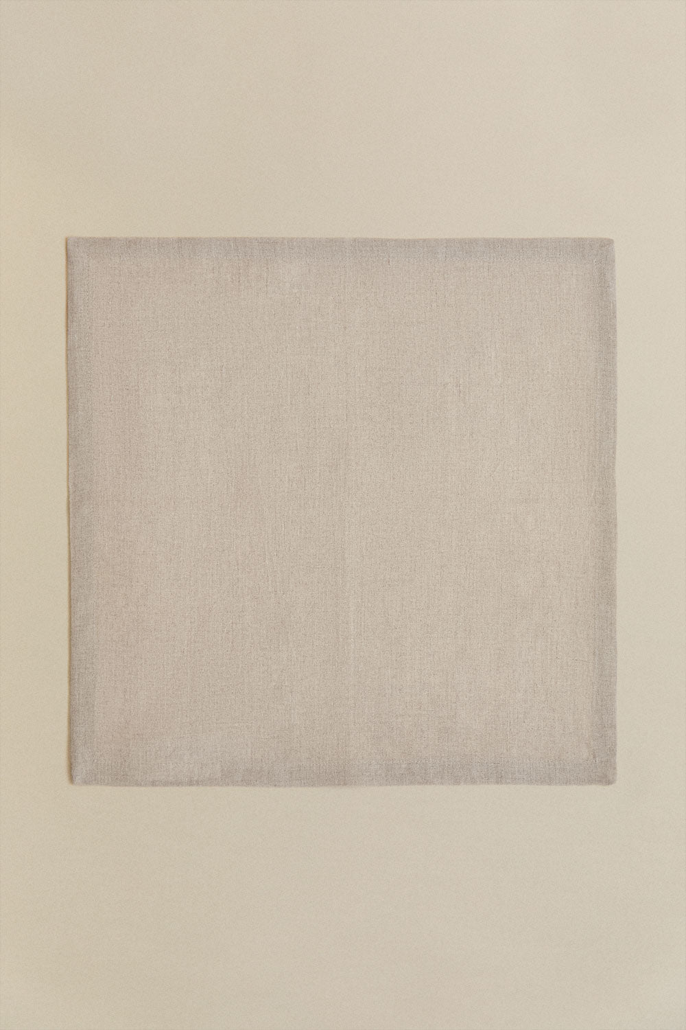 Lininė staltiesė ZENDERA, kreminė, 170x170