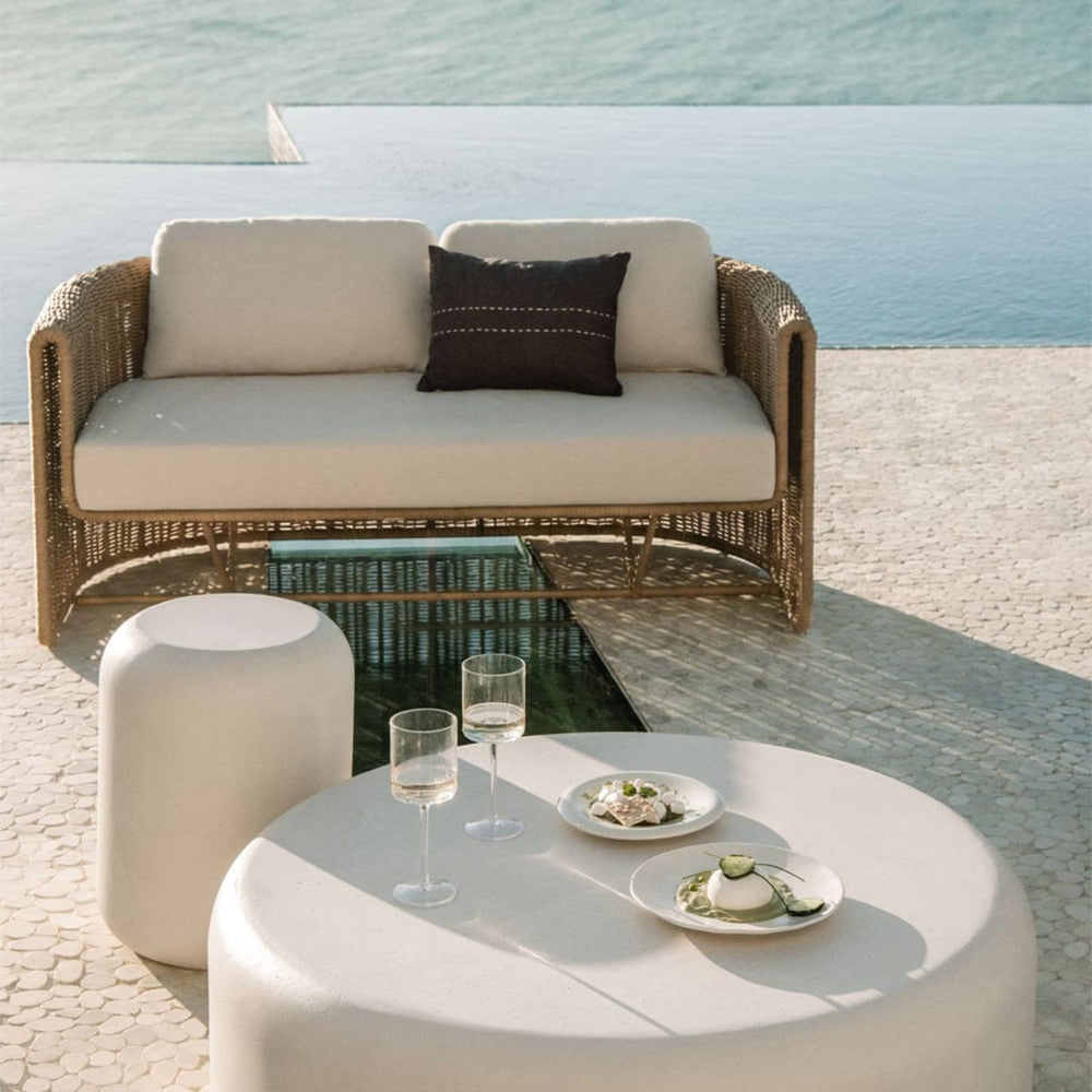 TRAVERTIN Set of Tables, beige, 2 pcs.