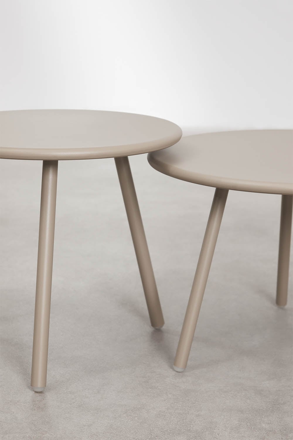 Outdoor table set ROCA, Mocha brown