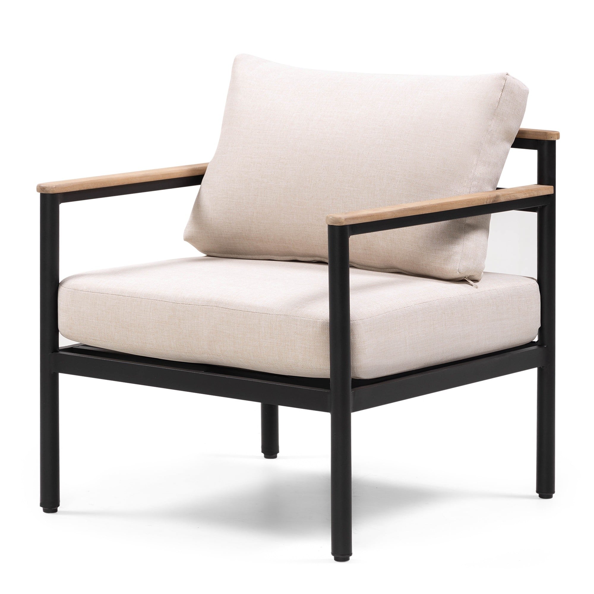 Garden furniture set RIVAGE, aluminium, sand
