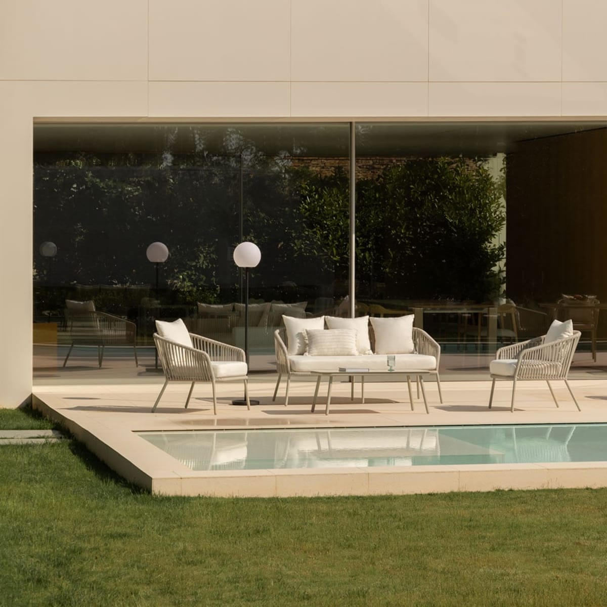 TORA outdoor lounge set, Avocado