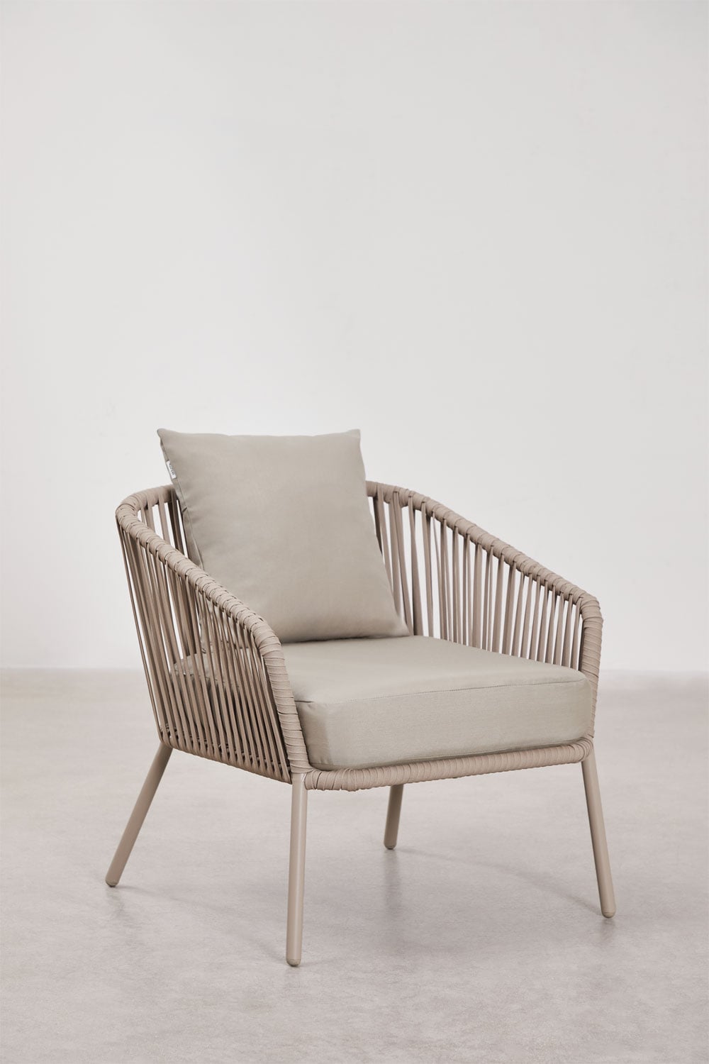 Outdoor Lounge Set TORA, Mocha Brown