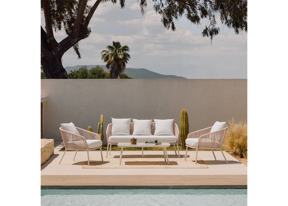 TORA outdoor lounge set, Avocado