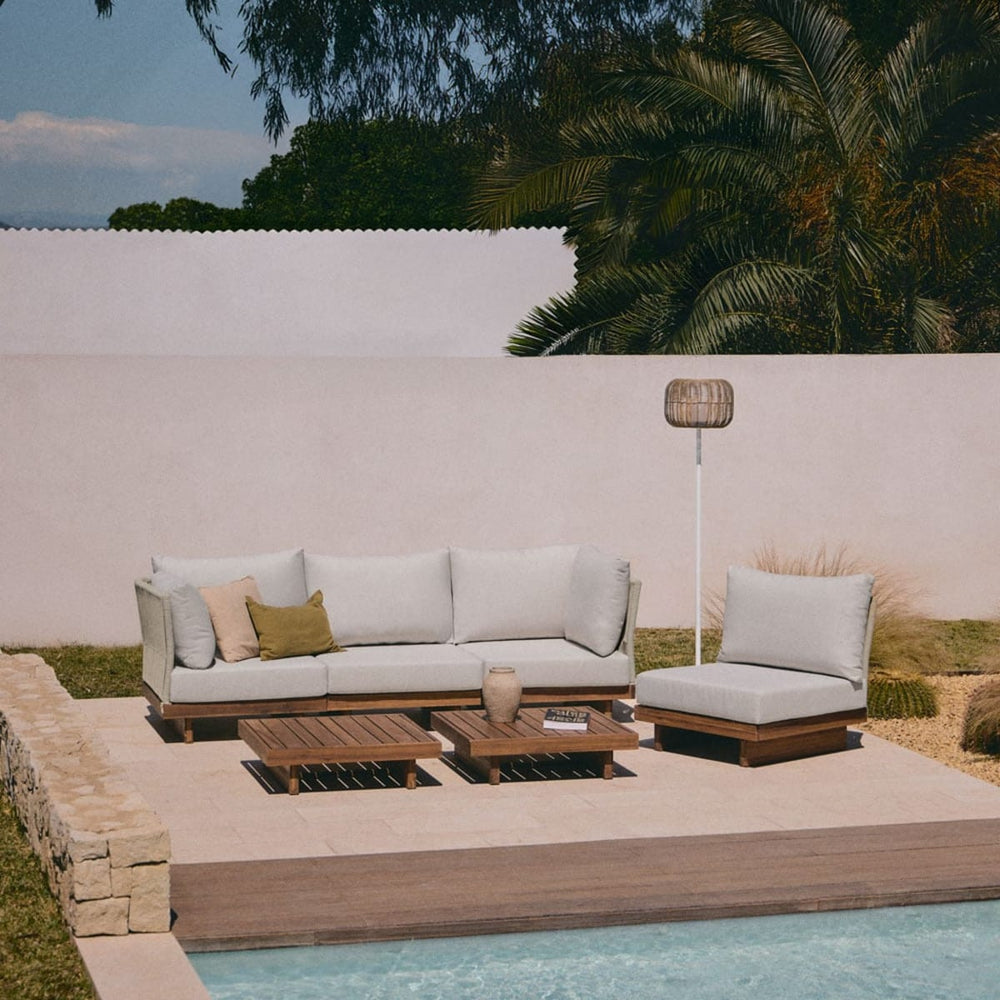 Modular outdoor furniture set FORTO, with two tables