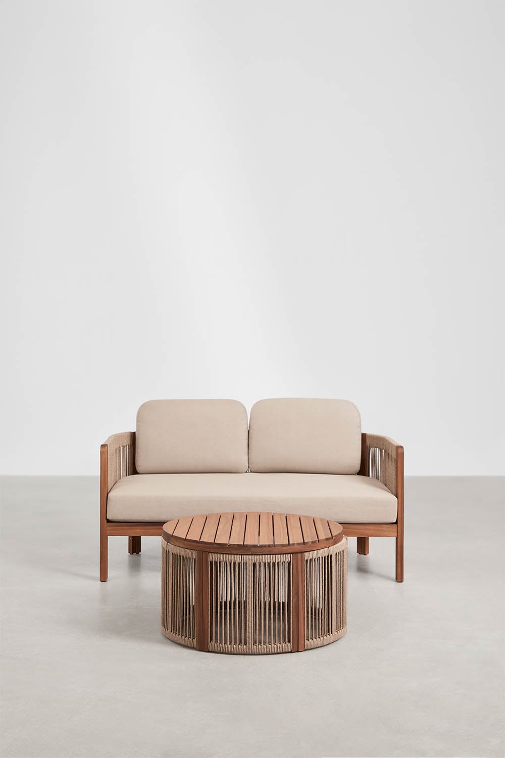 AKARO garden furniture set, two-seater sofa