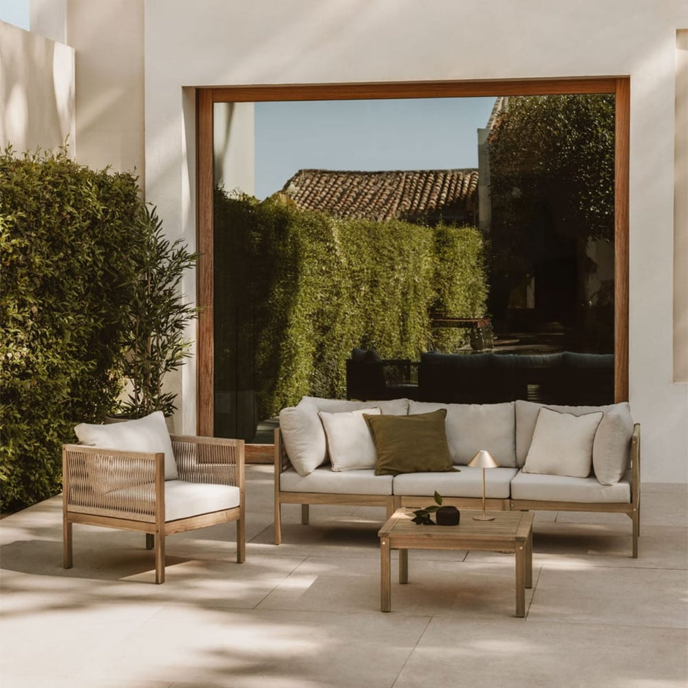 Outdoor Lounge Set PARMA, white