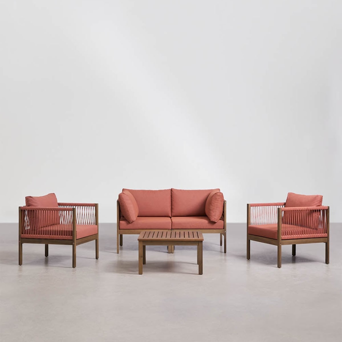 Outdoor furniture set PARMA, terracotta