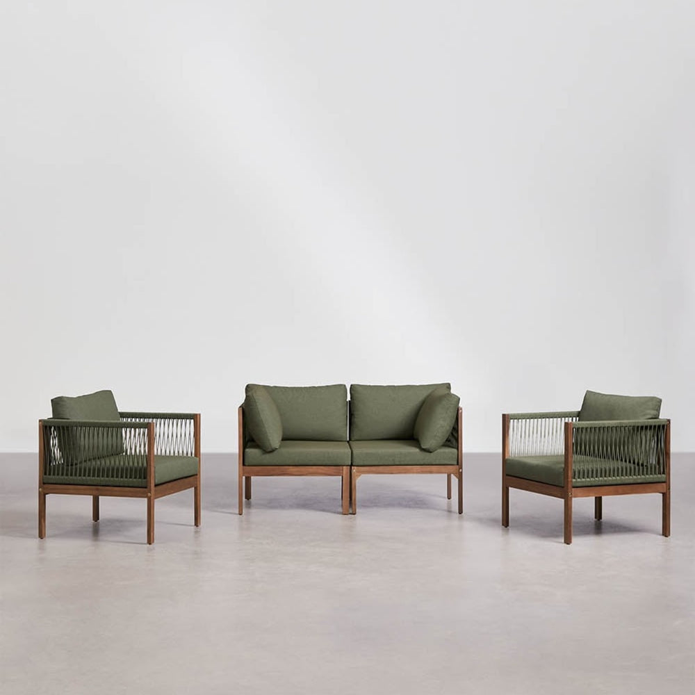 PARMA Outdoor Furniture Set, Intense Verde Olive