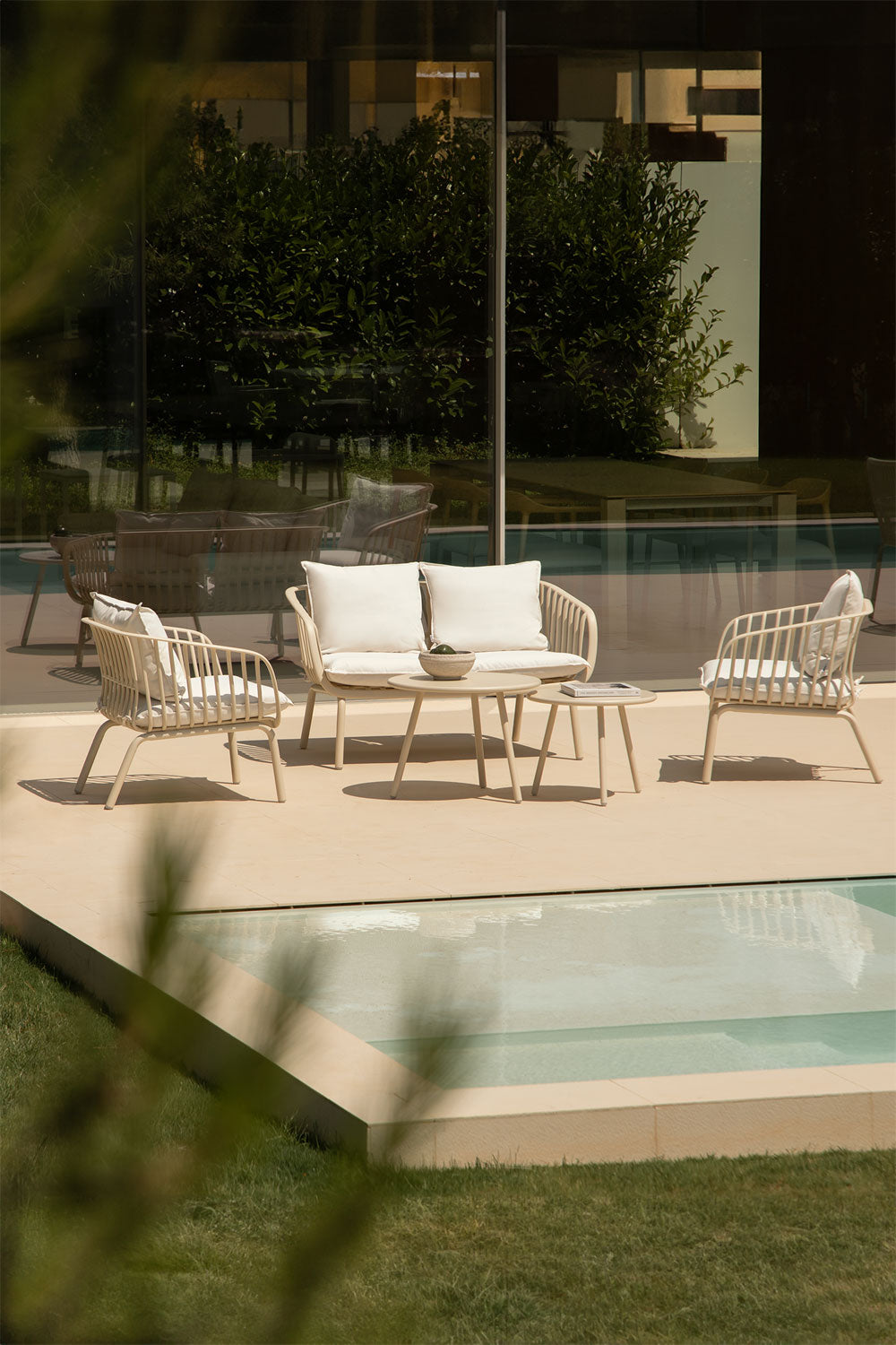 ROCA outdoor lounge set, Natural