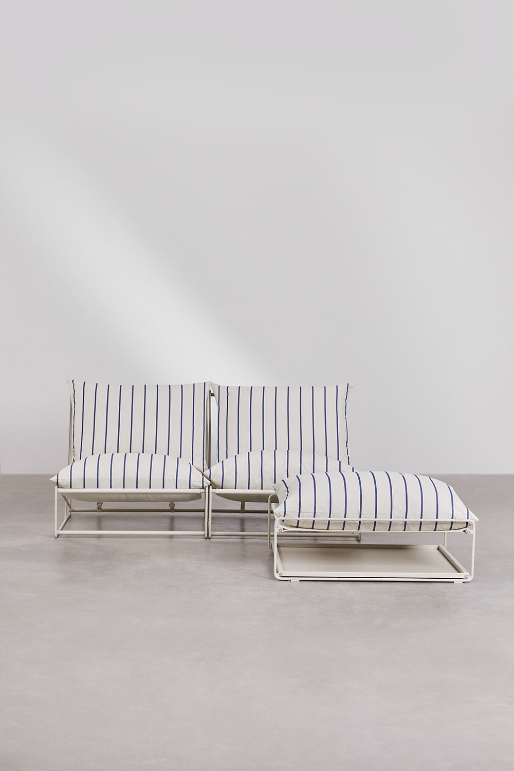 Modular Sofa COSMO, Cream-Sand-Blue