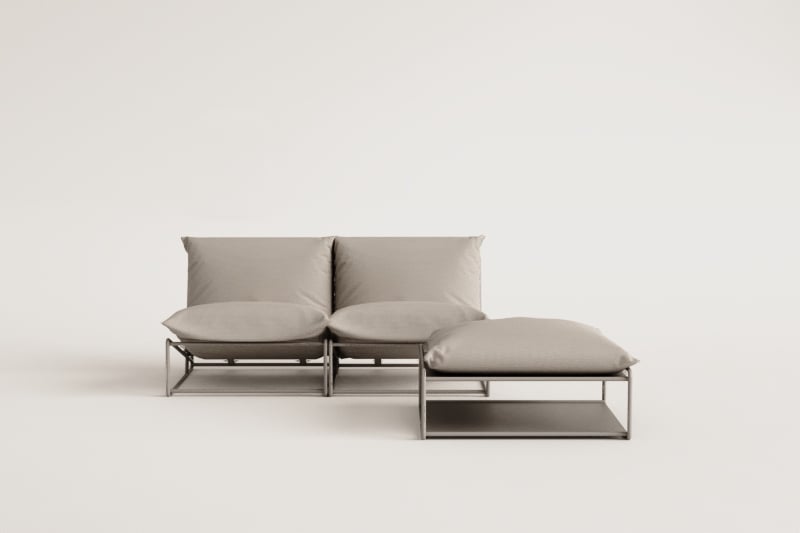 Modular sofa COSMO, Sand olive green