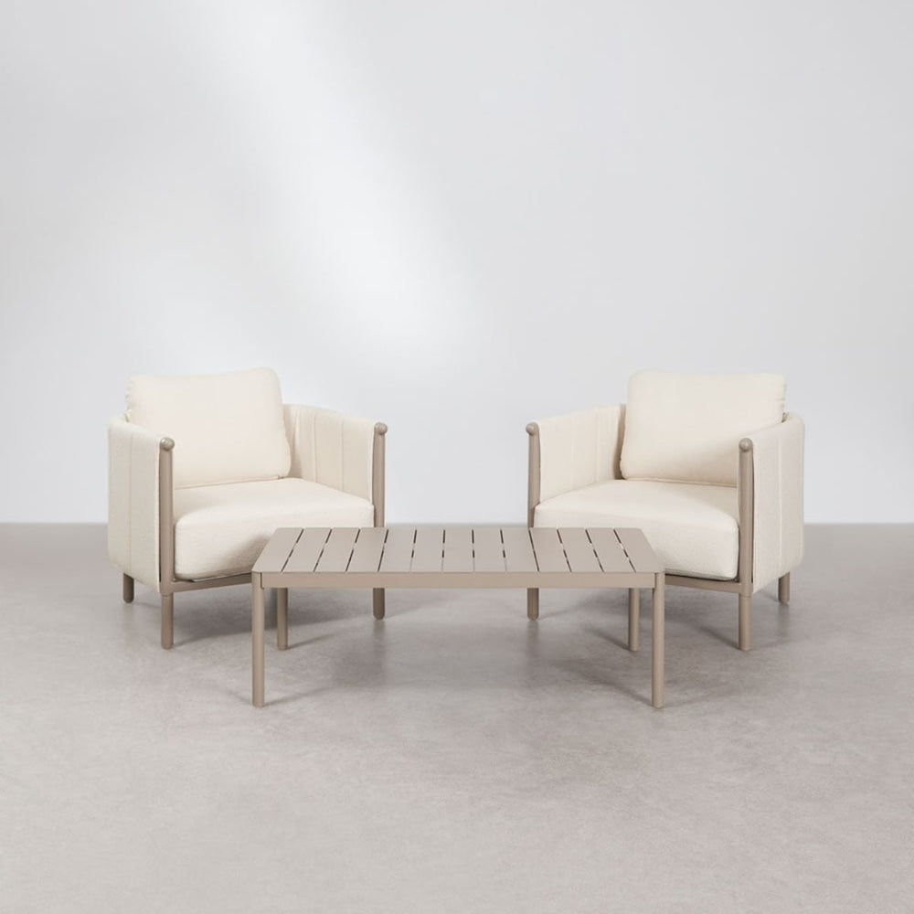 Outdoor furniture set DUNA, brown