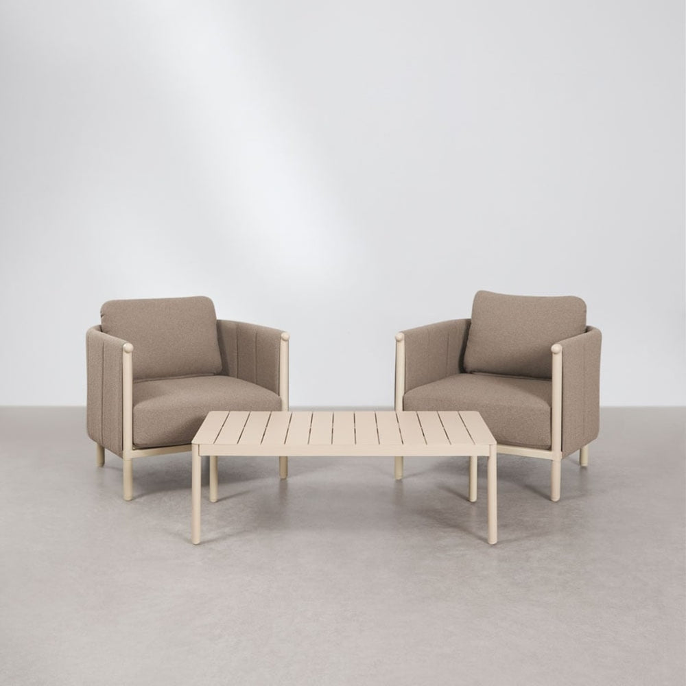 Outdoor furniture set DUNA, cream