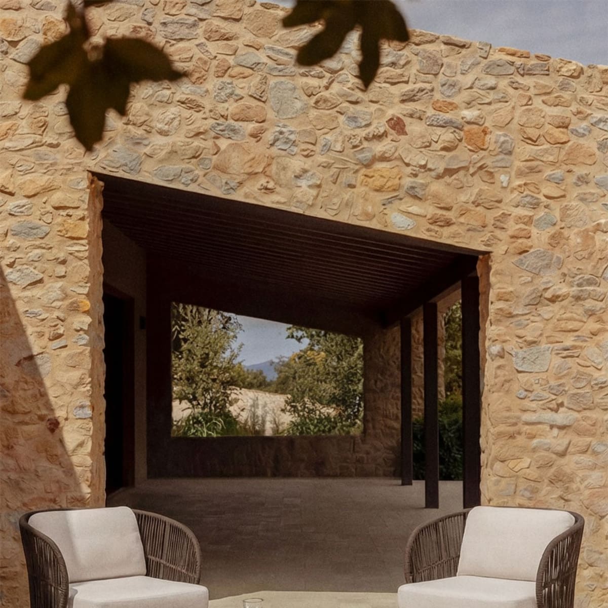 Outdoor furniture set CORAL and AKORAS, 2 armchairs
