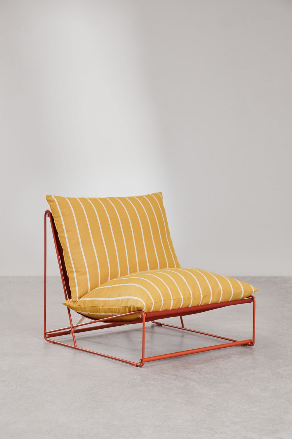 Outdoor furniture set COSMO, Honey Yellow - Chocolate & Blk Frame