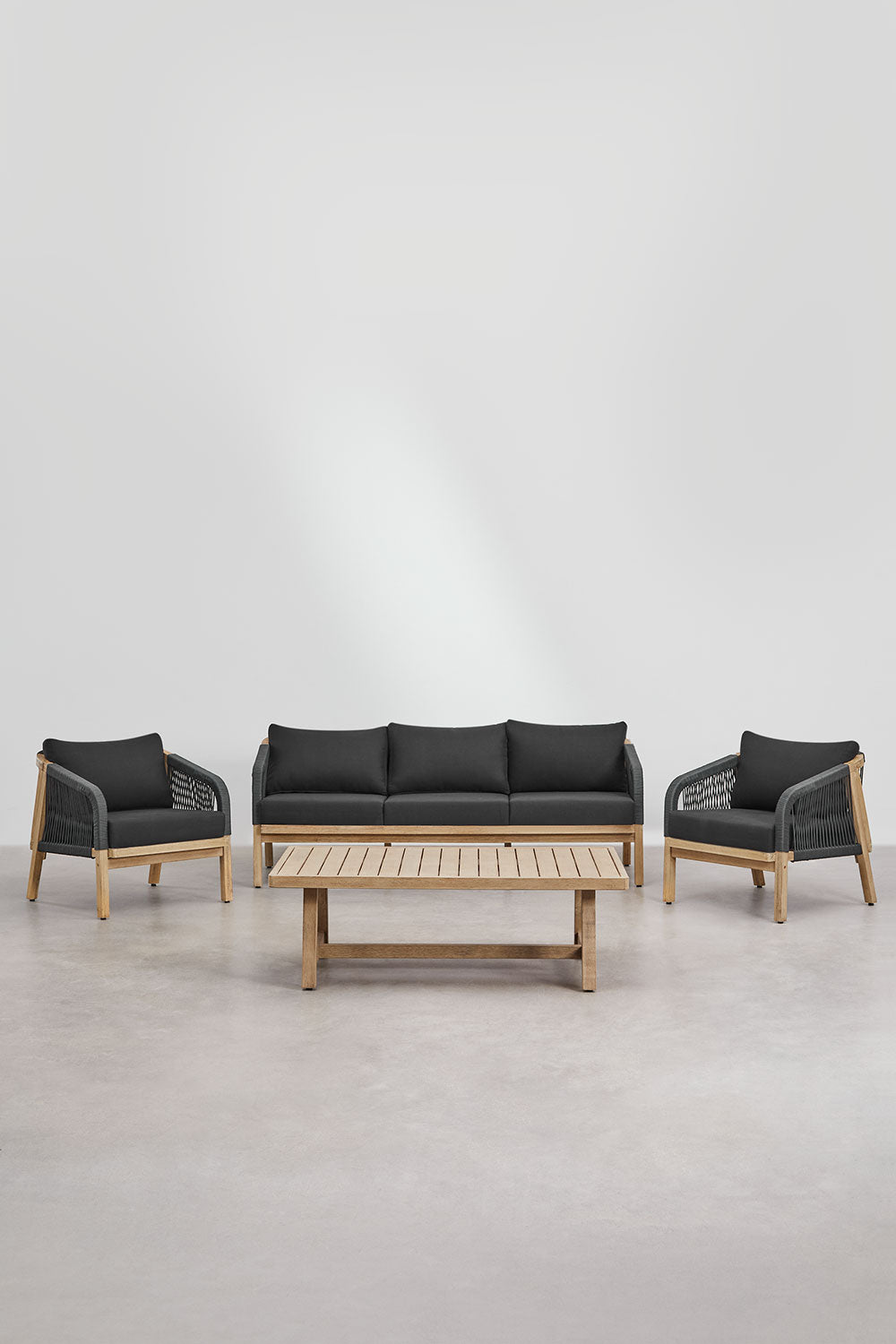 Lauko komplektas DUBAI, juoda