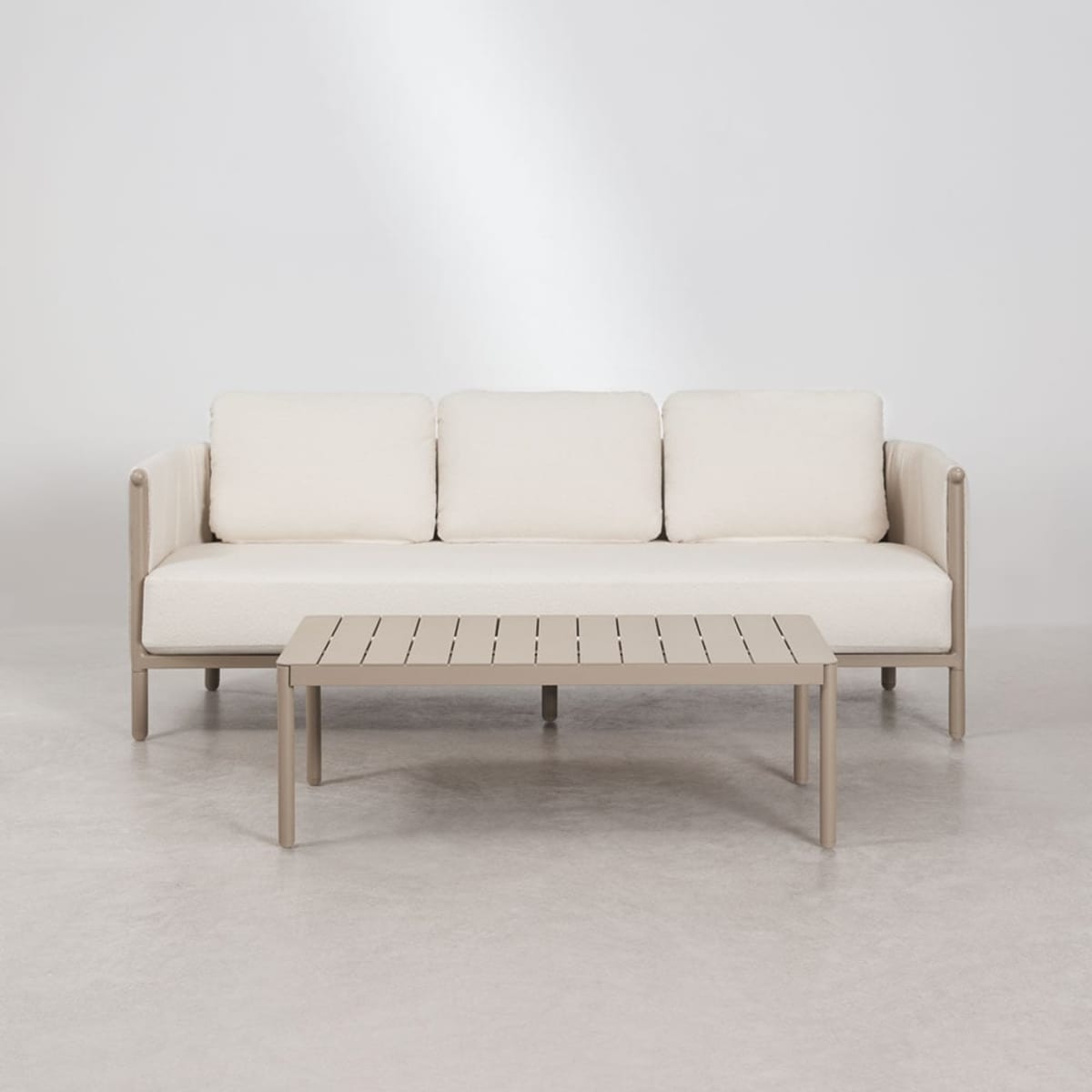 Outdoor furniture set DUNA, brown