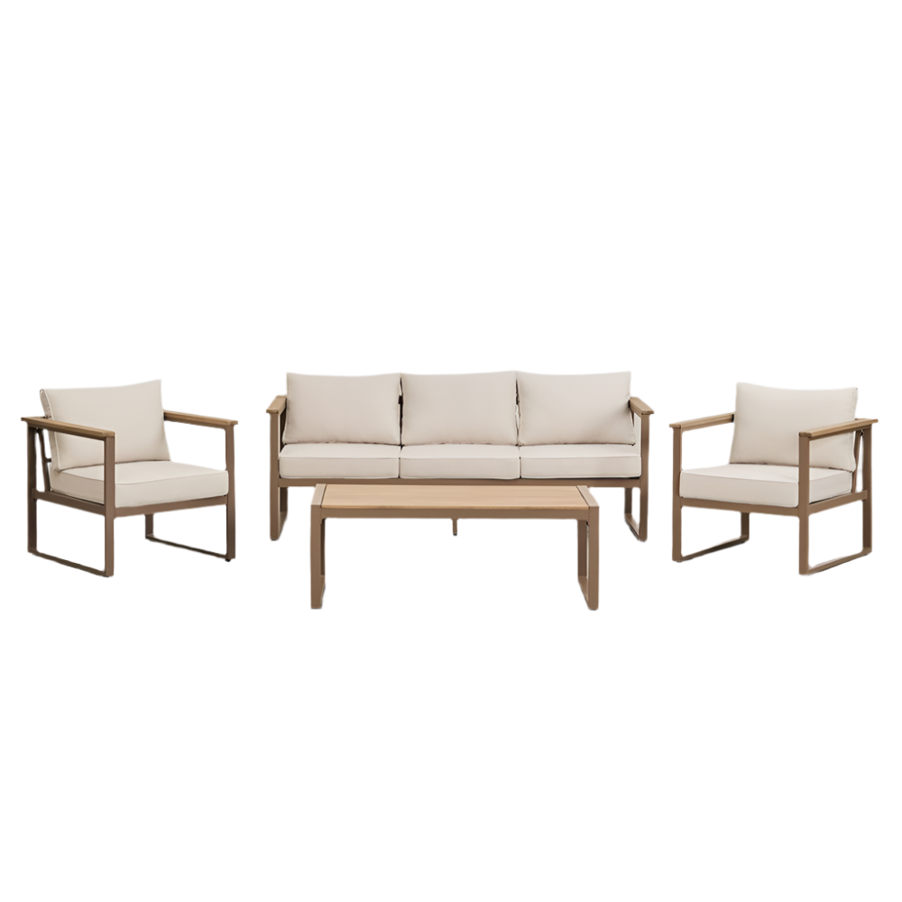 Lauko komplektas AUBRIL, mokos ruda