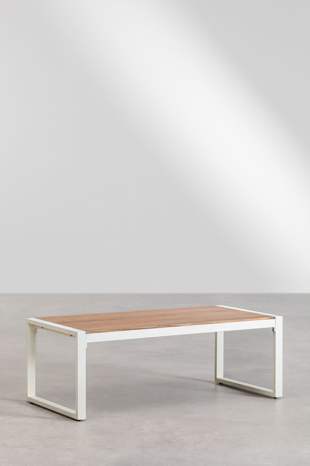 ALCANTO set, 5-seater aluminium, white
