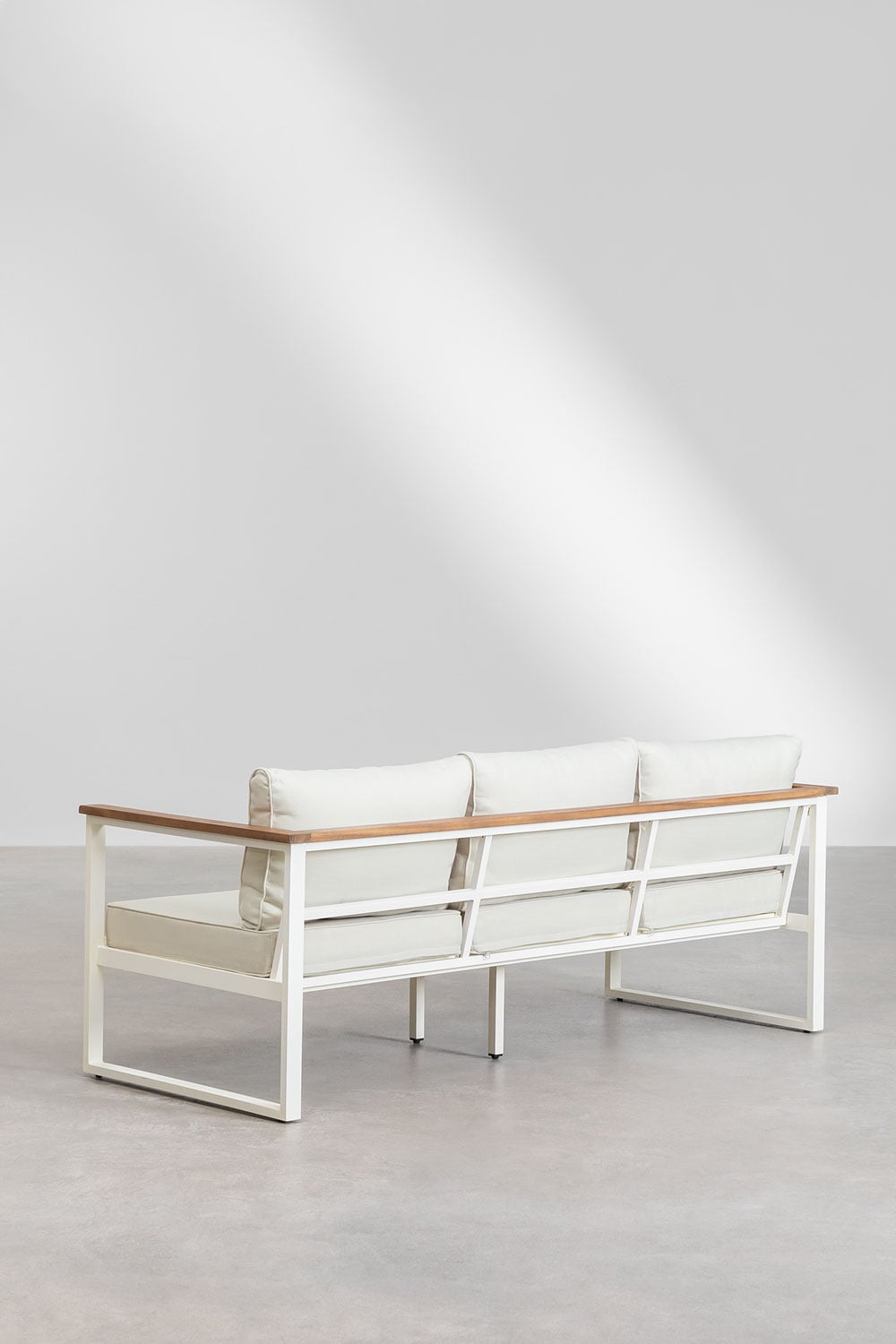 ALCANTO set, 5-seater aluminium, white