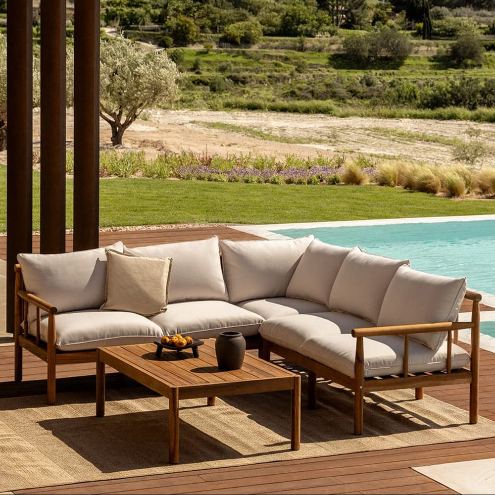 Kampinė sofa OAKANO, 5 vietų