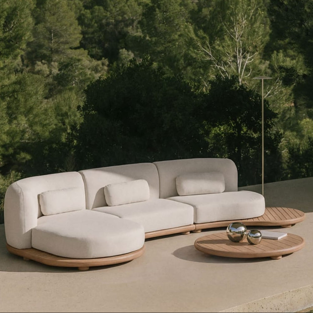 Set NEXO, sofa, chaise longue and coffee table