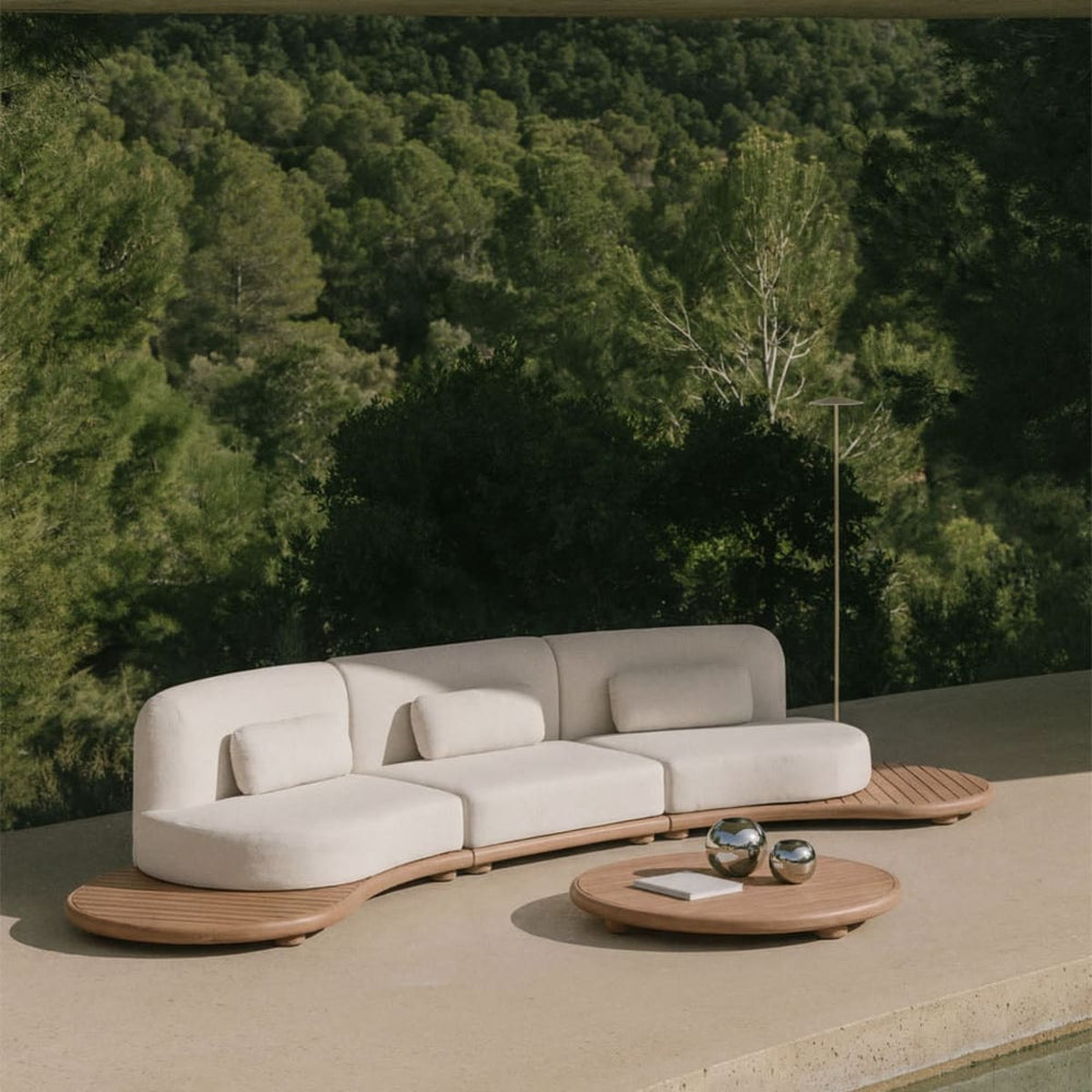NEXO set, sofa and oval coffee table