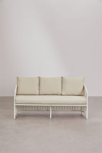 Šviesus sodo komplektas su kontrastingais akcentais | namuideja.lt | šviesūs baldai