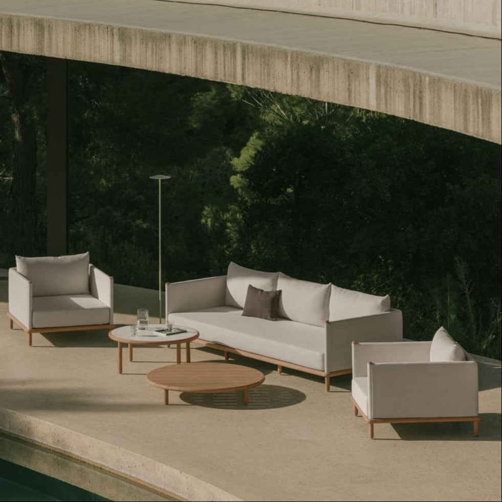 Komplektas AKORAS, pilnas rinkinys, rudas+balta