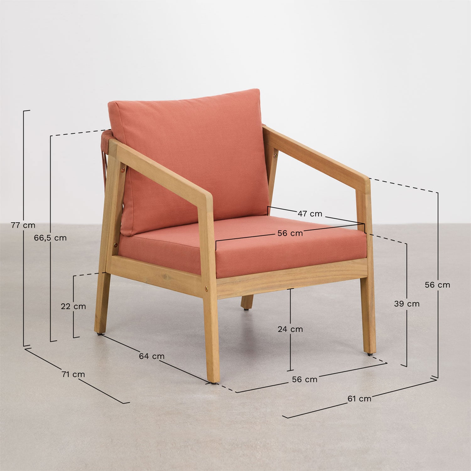 VIRVO set, sofa, 2 armchairs and table, five-seater (1 pc.)