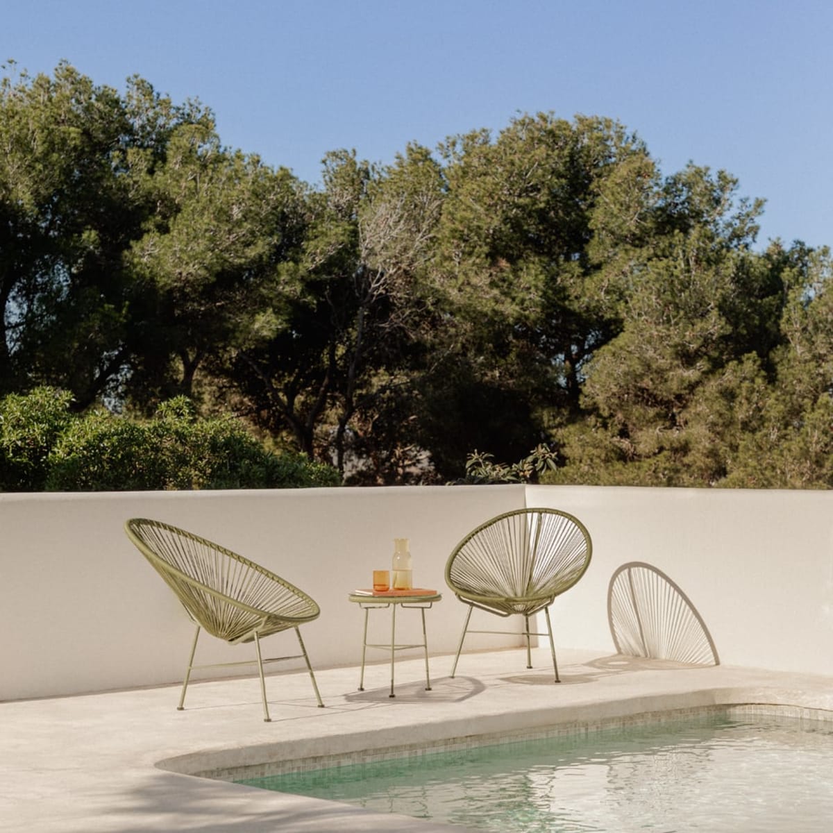 Outdoor furniture set NEW RIVERA, Intensive Verde Olive