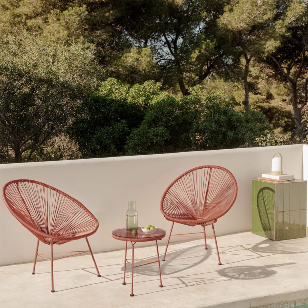 Outdoor furniture set NEW RIVERA, Red Roof
