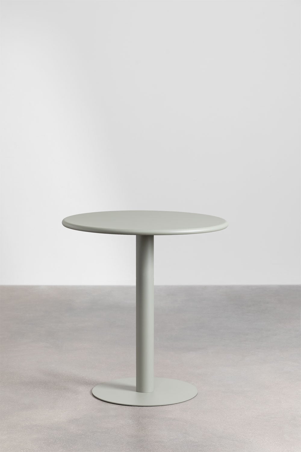 MINTO set, round table and 2 chairs, avocado
